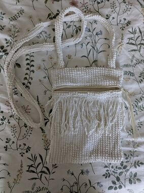 Handmade Boho Fringe Crossbody Bag
